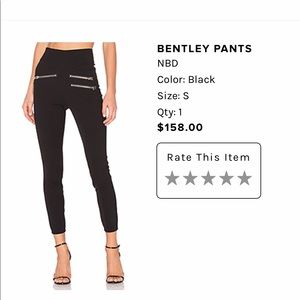 NWOT- NBD BLACK PANTS😍